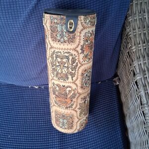 1960s Knitting Needle Caddy Carrier Canister Case Vintage Broken Handle